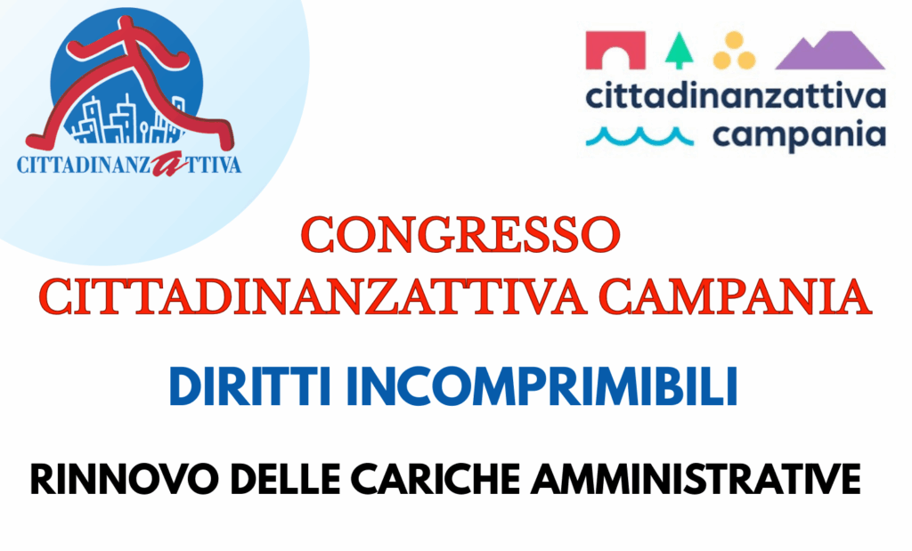 ELEZIONI PER IL RINNOVO DELLE CARICHE AMMINISTRATIVEDI CITTADINANZATTIVA CAMPANIA APS
